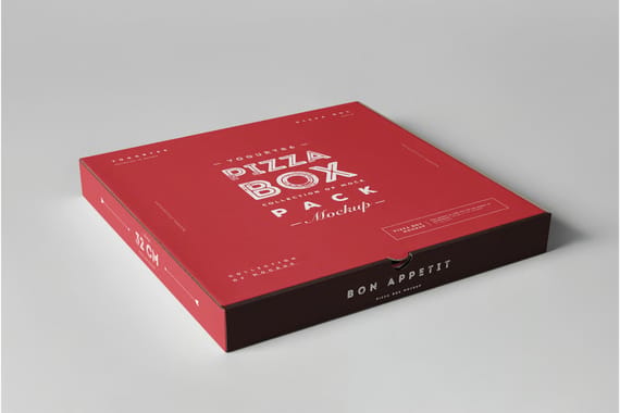 32 Pizza Box Mock-up