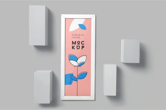 3 x 1 Frame Mockups