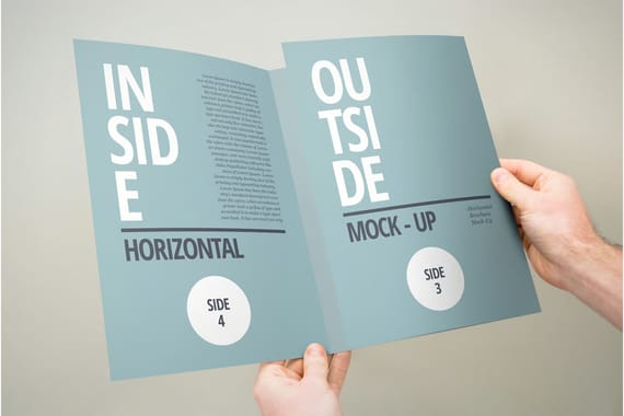3xA4 Brochure Mock-up