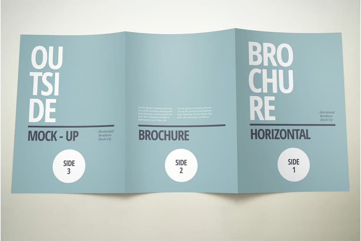 3xA4 Brochure Mock-up