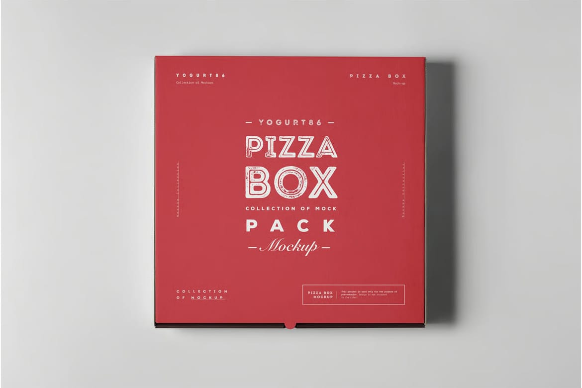 42 Pizza Box Mock-up