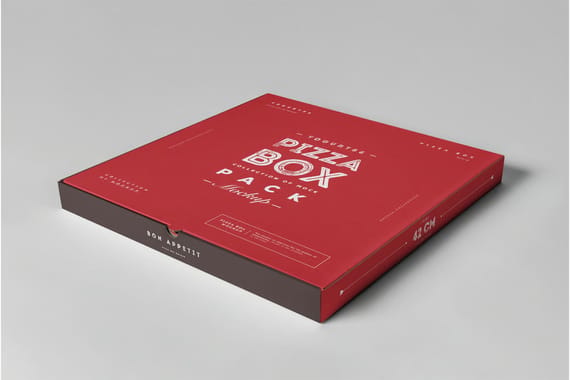 42 Pizza Box Mock-up