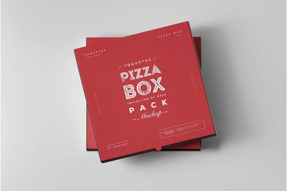 42 Pizza Box Mock-up