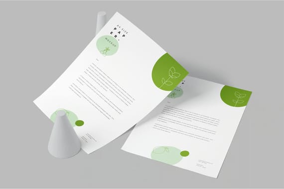 4 A4 Size Paper Mockups