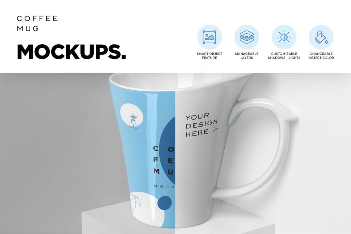 4 Awesome Coffee Mug Mockups