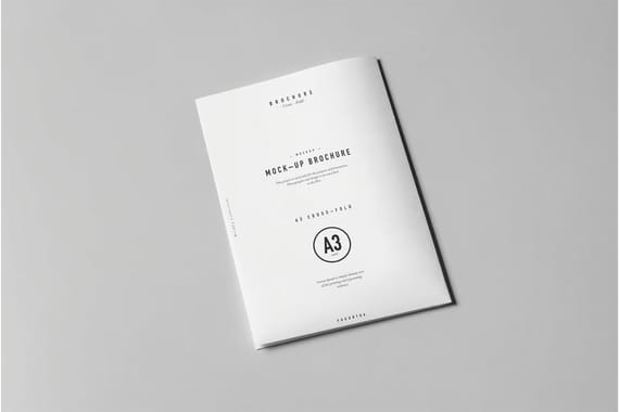 A3 Flyer Mockup