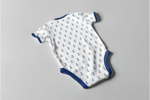 Baby Bodysuit Mock-up
