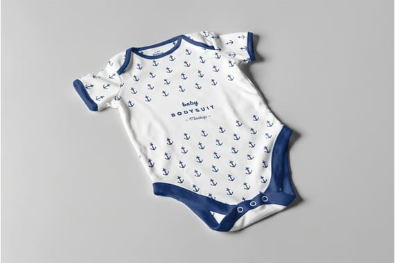 Baby Bodysuit Mock-up