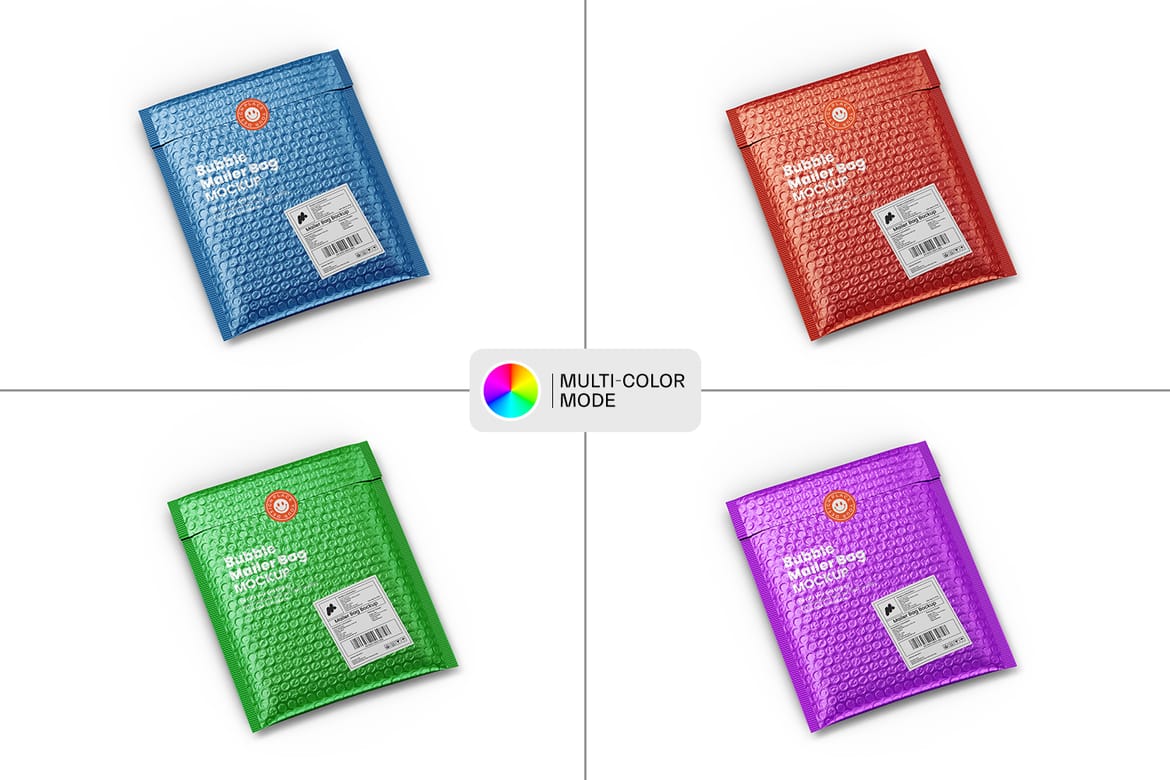 Bubble Mailer Bag Mockup