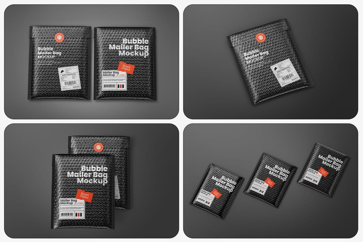 Bubble Mailer Bag Mockup