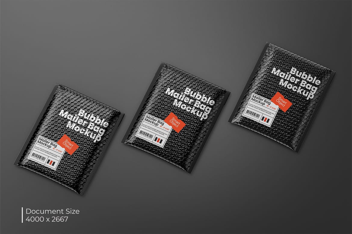 Bubble Mailer Bag Mockup