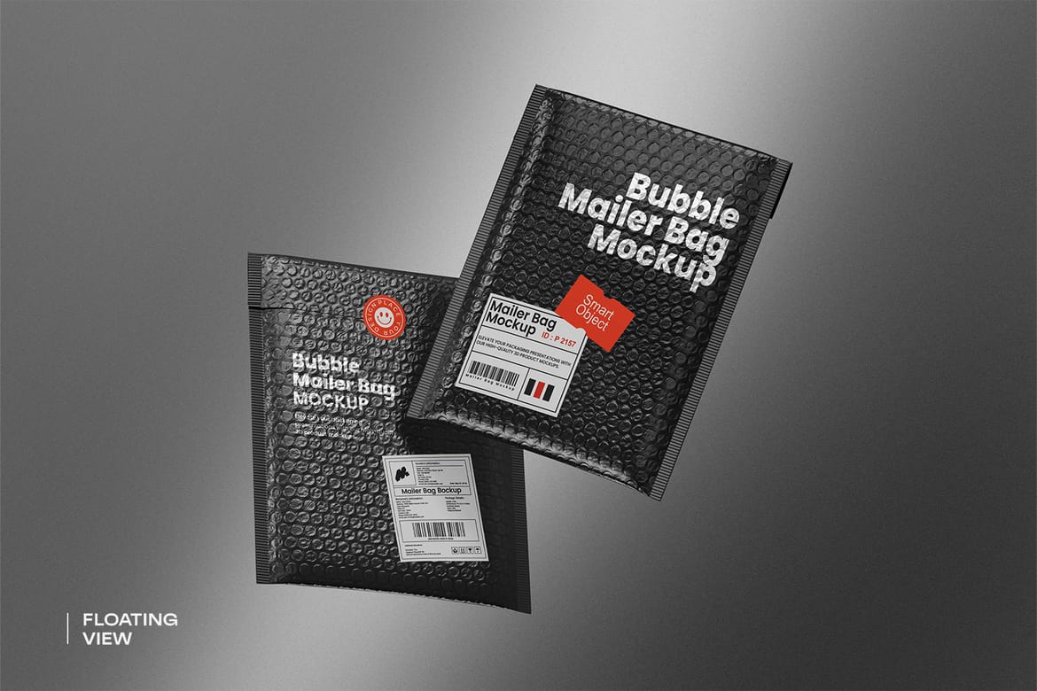 Bubble Mailer Bag Mockup