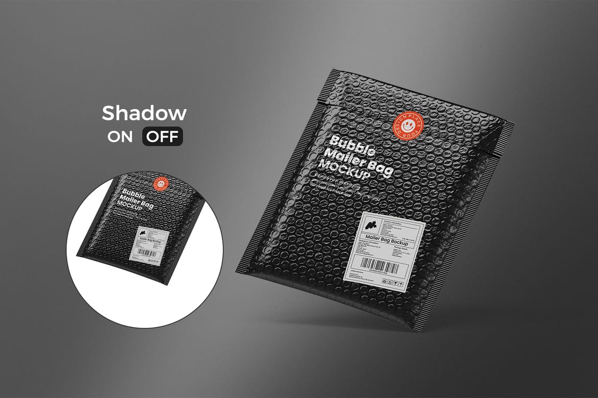 Bubble Mailer Bag Mockup