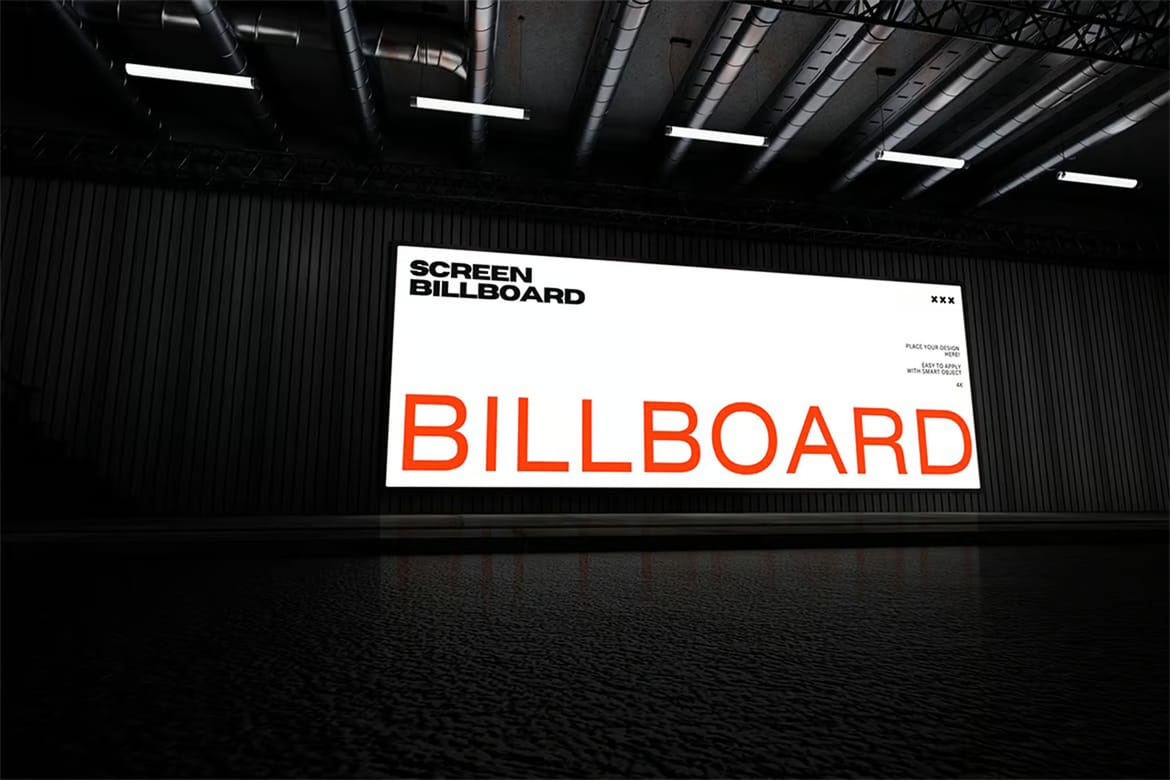 Billboard Screen Mockup