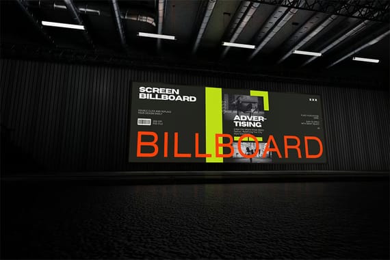 Billboard Screen Mockup