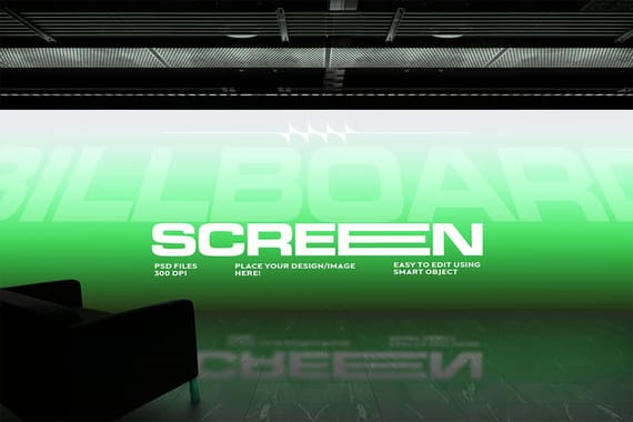 Billboard Screen Mockup