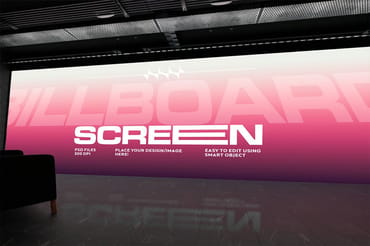 Billboard Screen Mockup