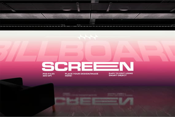 Billboard Screen Mockup