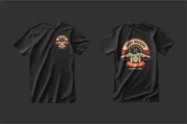Black Tshirt Mockup