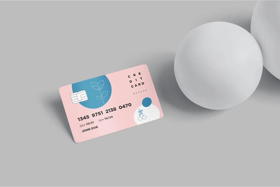 4 Credit Card Mockups