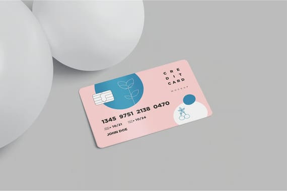 4 Credit Card Mockups