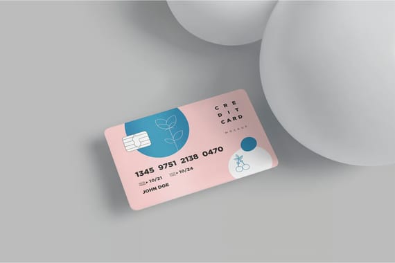 4 Credit Card Mockups