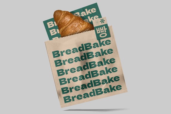 Bakery Paper Bag Mockup