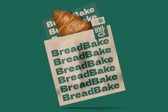 Bakery Paper Bag Mockup