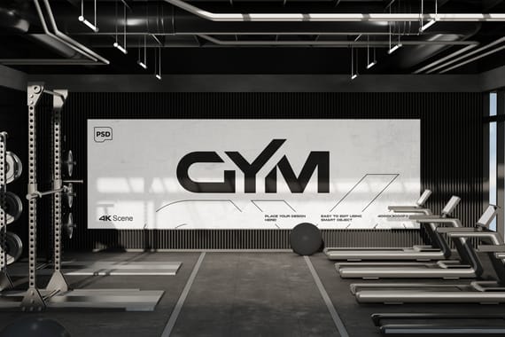 Gym Interior Mockup