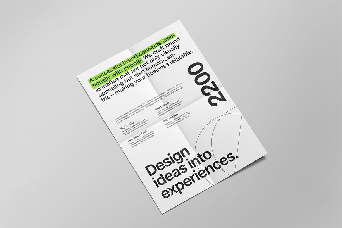 A4 Letterhead Branding Mockup