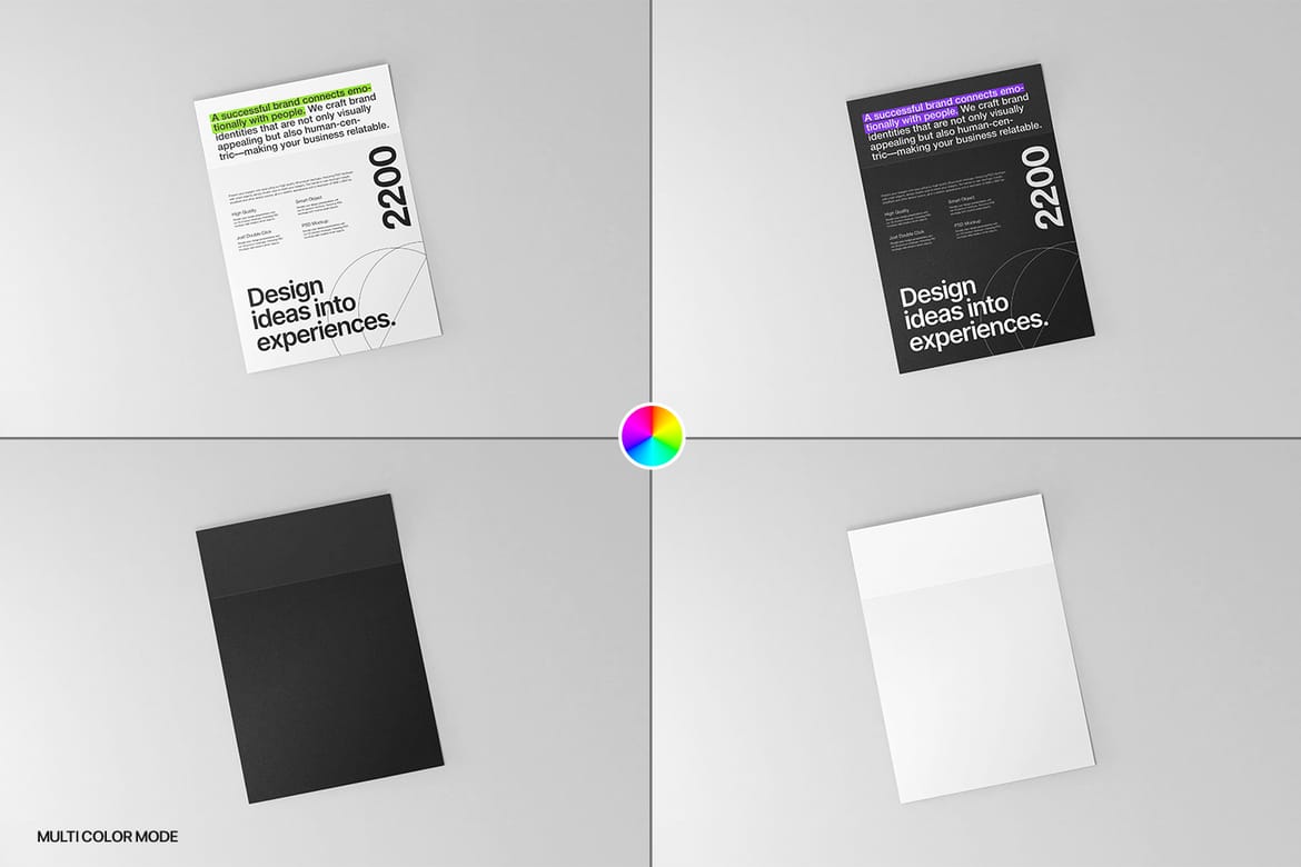 A4 Letterhead Branding Mockup