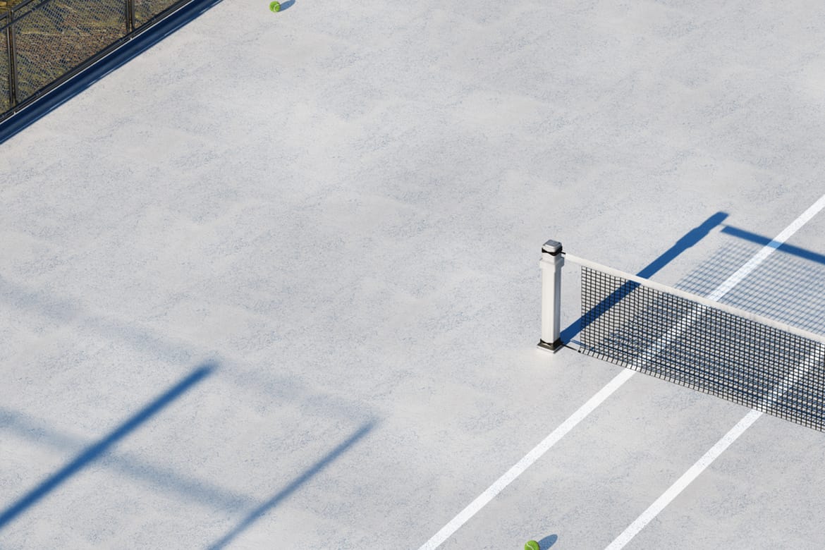 Tennis Court Mockup