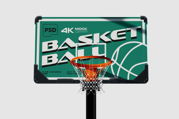 Basketball Backboard Mockup