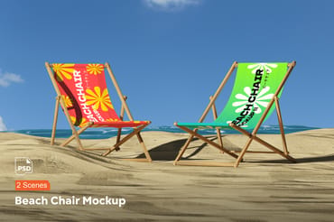 Beach Chair Mockup