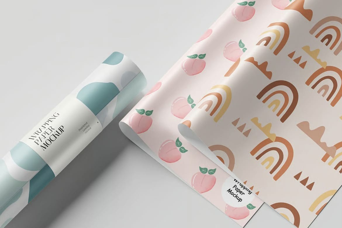 Wrapping Paper Mockup