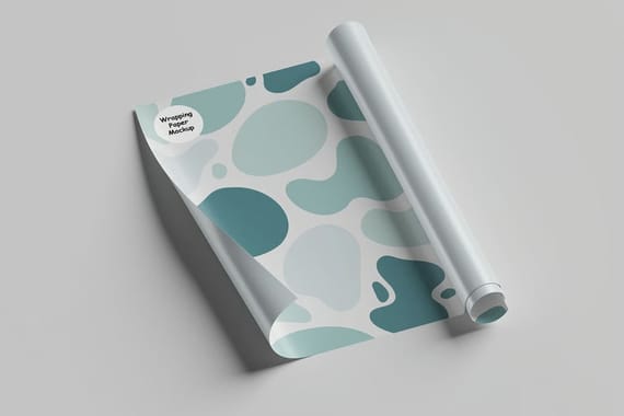 Wrapping Paper Mockup