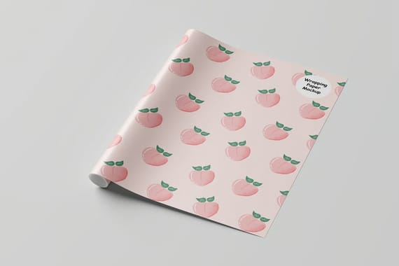 Wrapping Paper Mockup