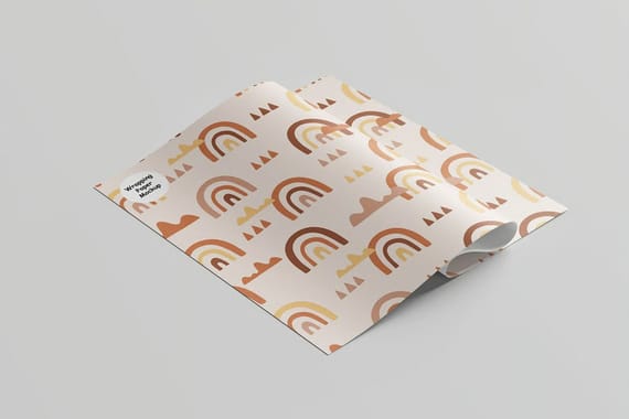 Wrapping Paper Mockup