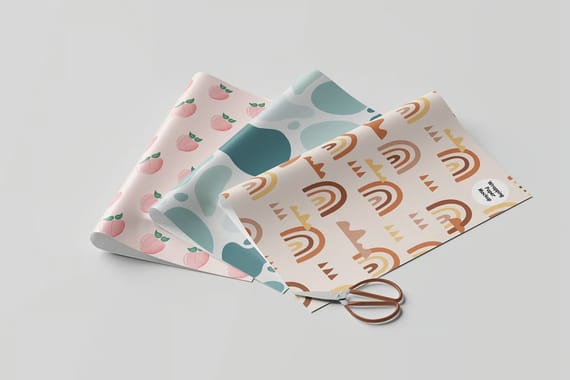 Wrapping Paper Mockup