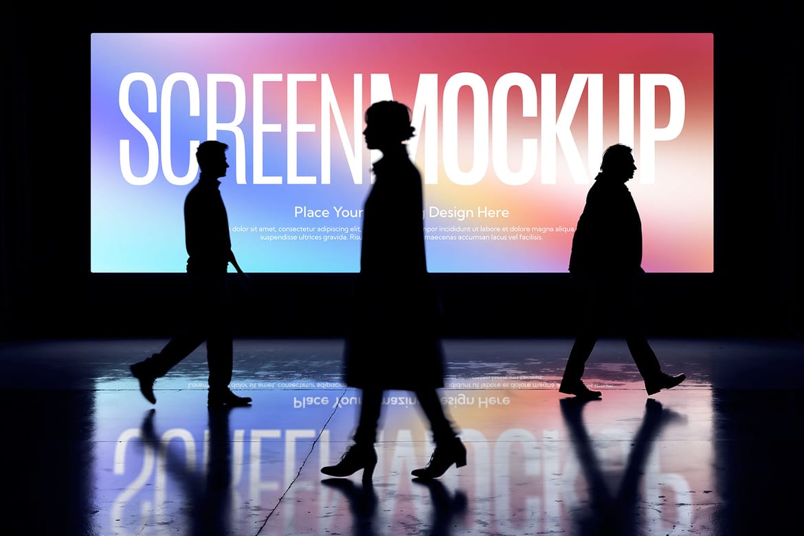Large Screen Mockup