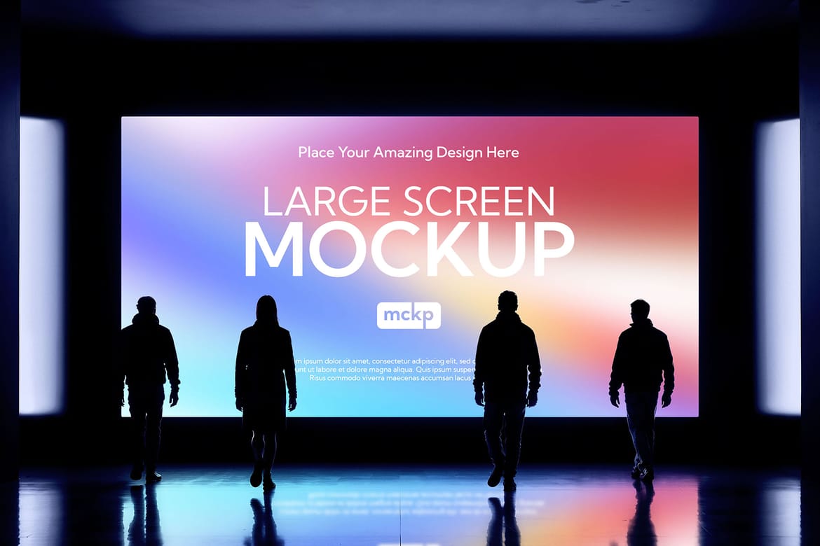 Large Screen Mockup