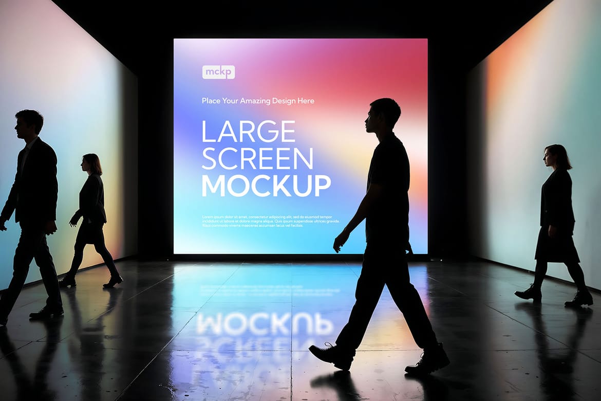 Large Screen Mockup