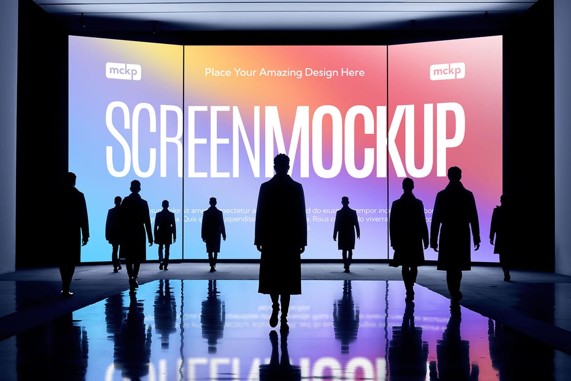 Large Screen Mockup