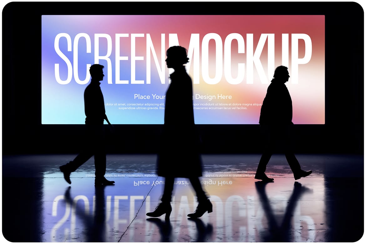 Large Screen Mockup