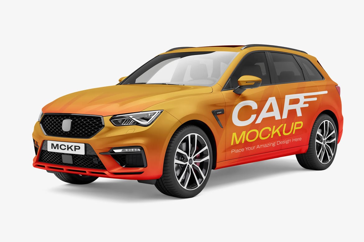 SUV Car Mockup