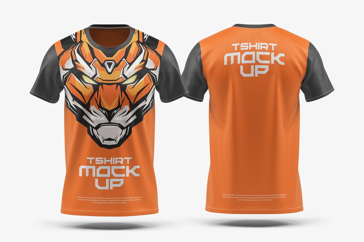 Tshirt Short Sleeve 3D Mockup