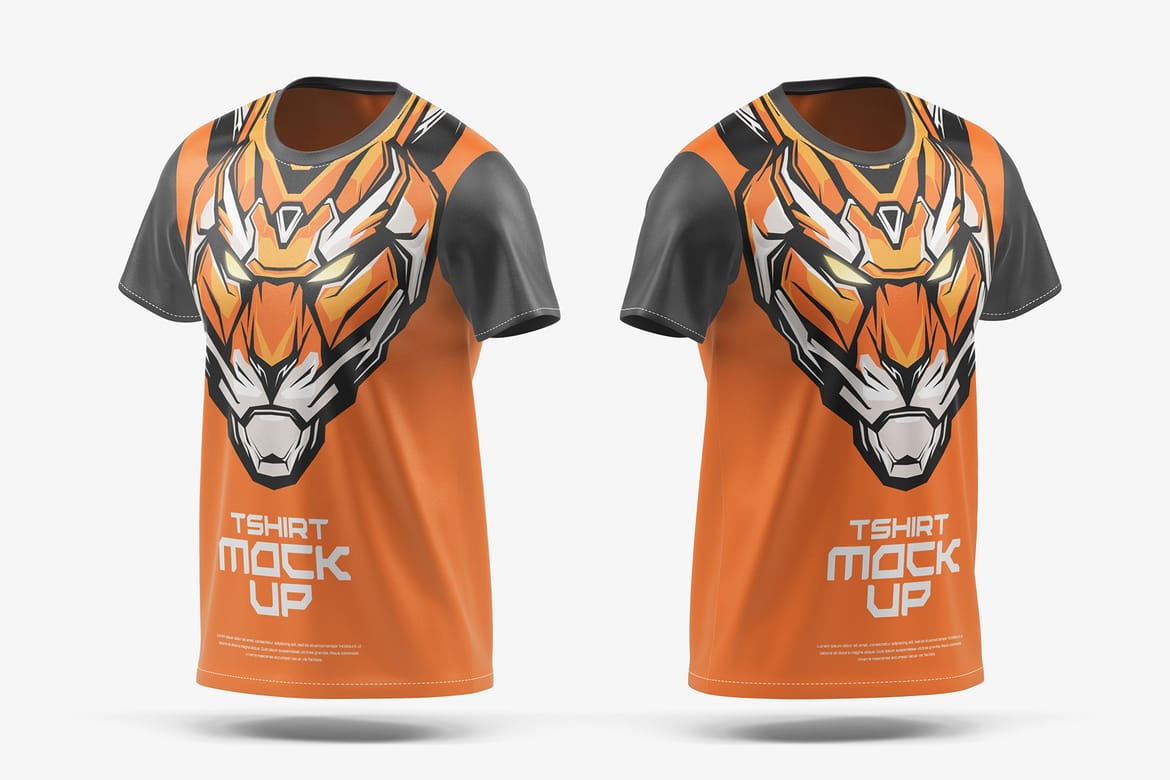 Tshirt Short Sleeve 3D Mockup