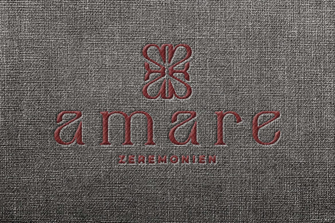 Realistic Embroidery Logo Mockup