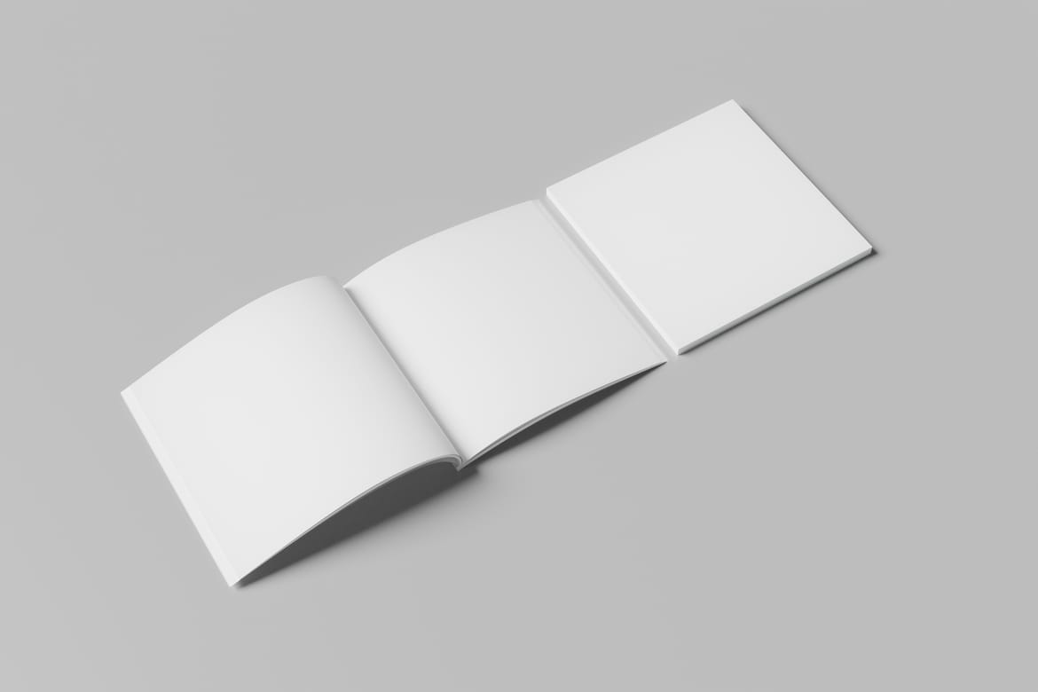 Square Magazine Mockup