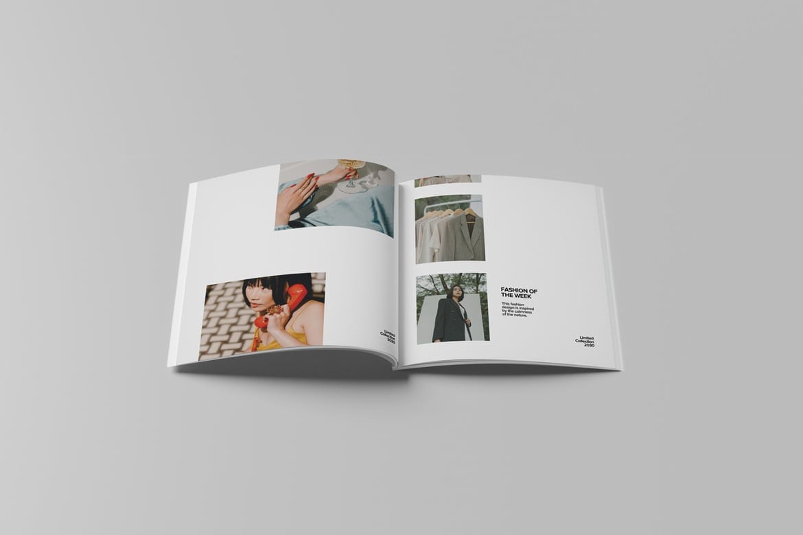 Square Magazine Mockup